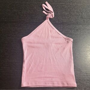 Pink Halter crop top
